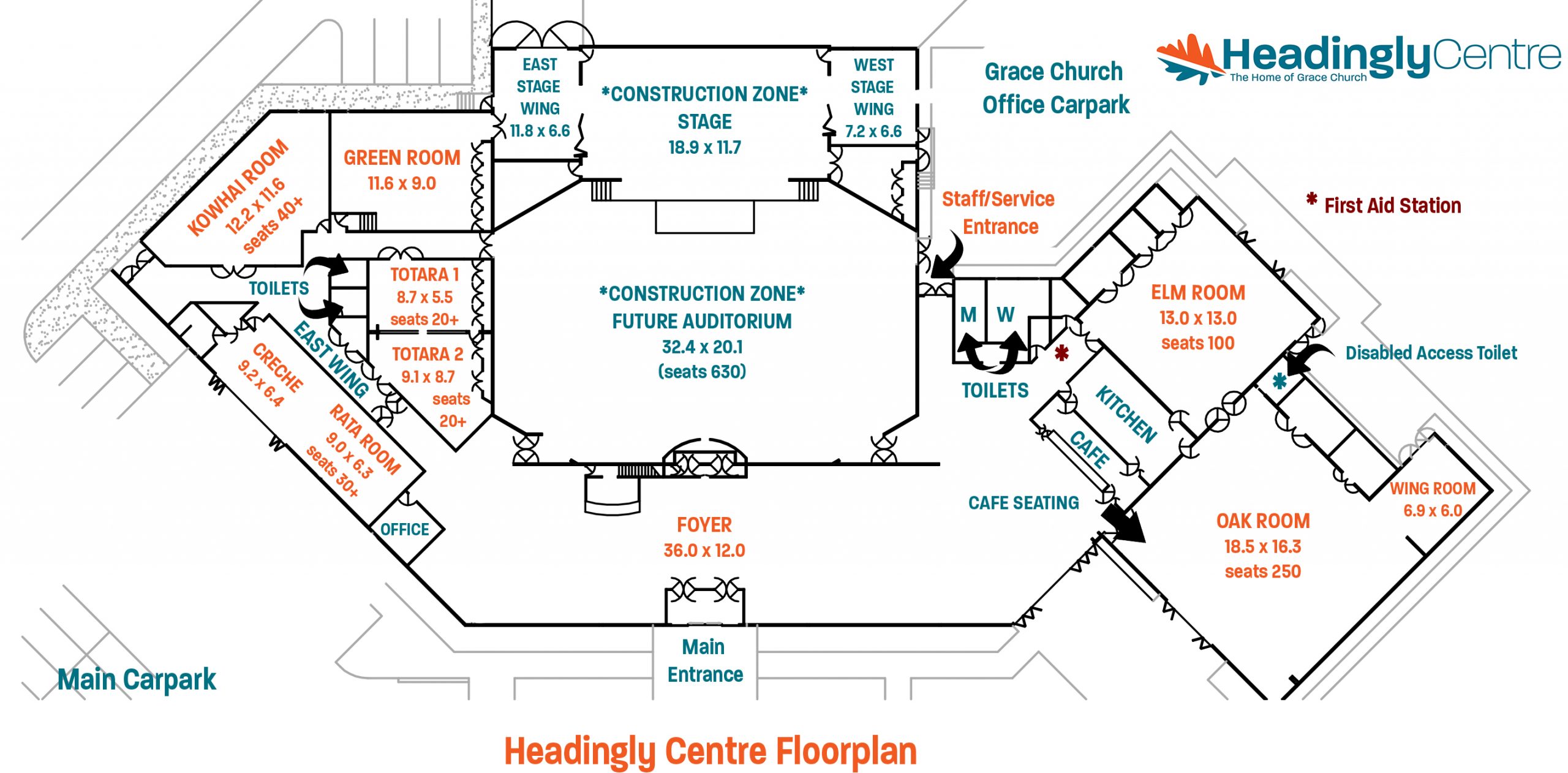 Headingly Centre Floor Plan Grace Church